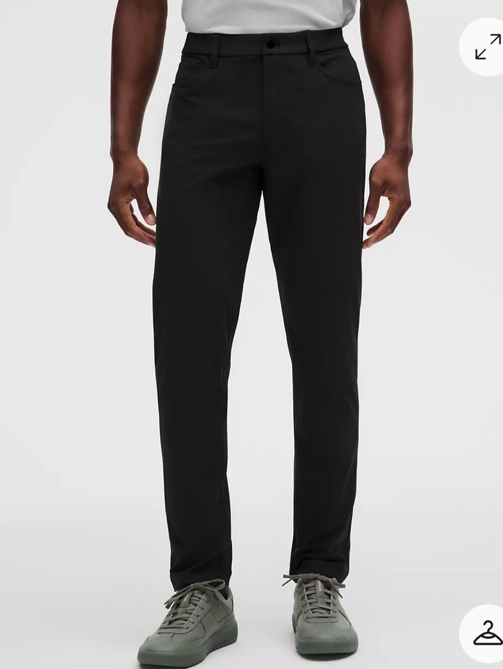 💜 LULULEMON ABC Slim-Fit 5 Pocket Pant Black 32 M5ad9s